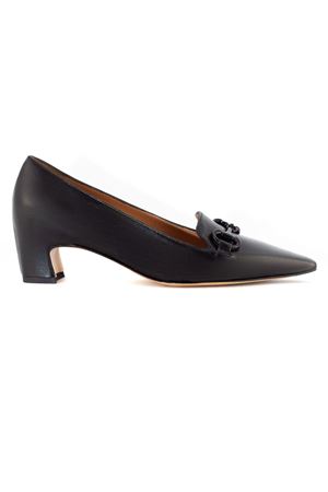 Black leather pumps MARA BINI | V431NERO